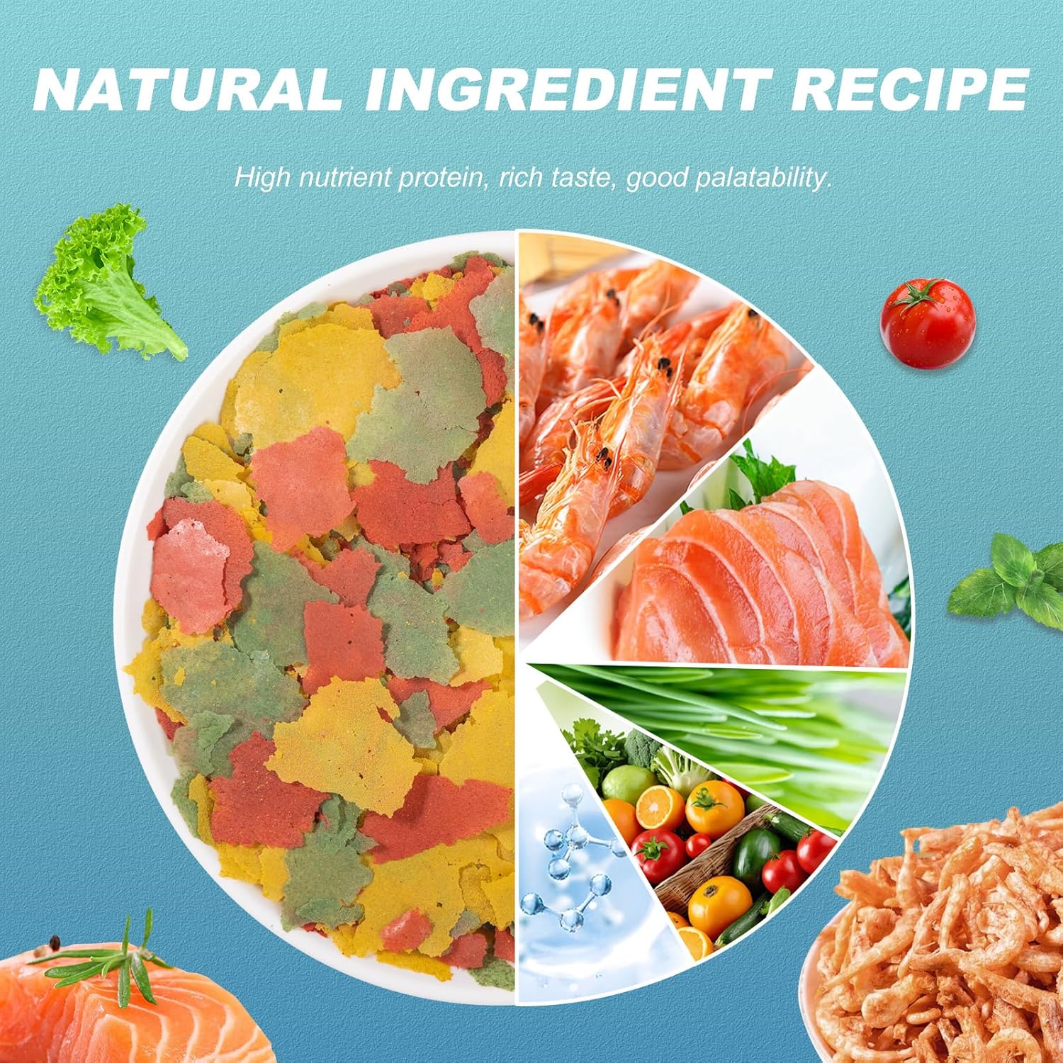 8 OZ Ultrathin Tropical Fish Flakes - High Protein with Krill & Spirulina for Betta, Guppies, Tetra, Angelfish, Color Enhancing Fast Growth Formula - Happypetzone.online - Image 3