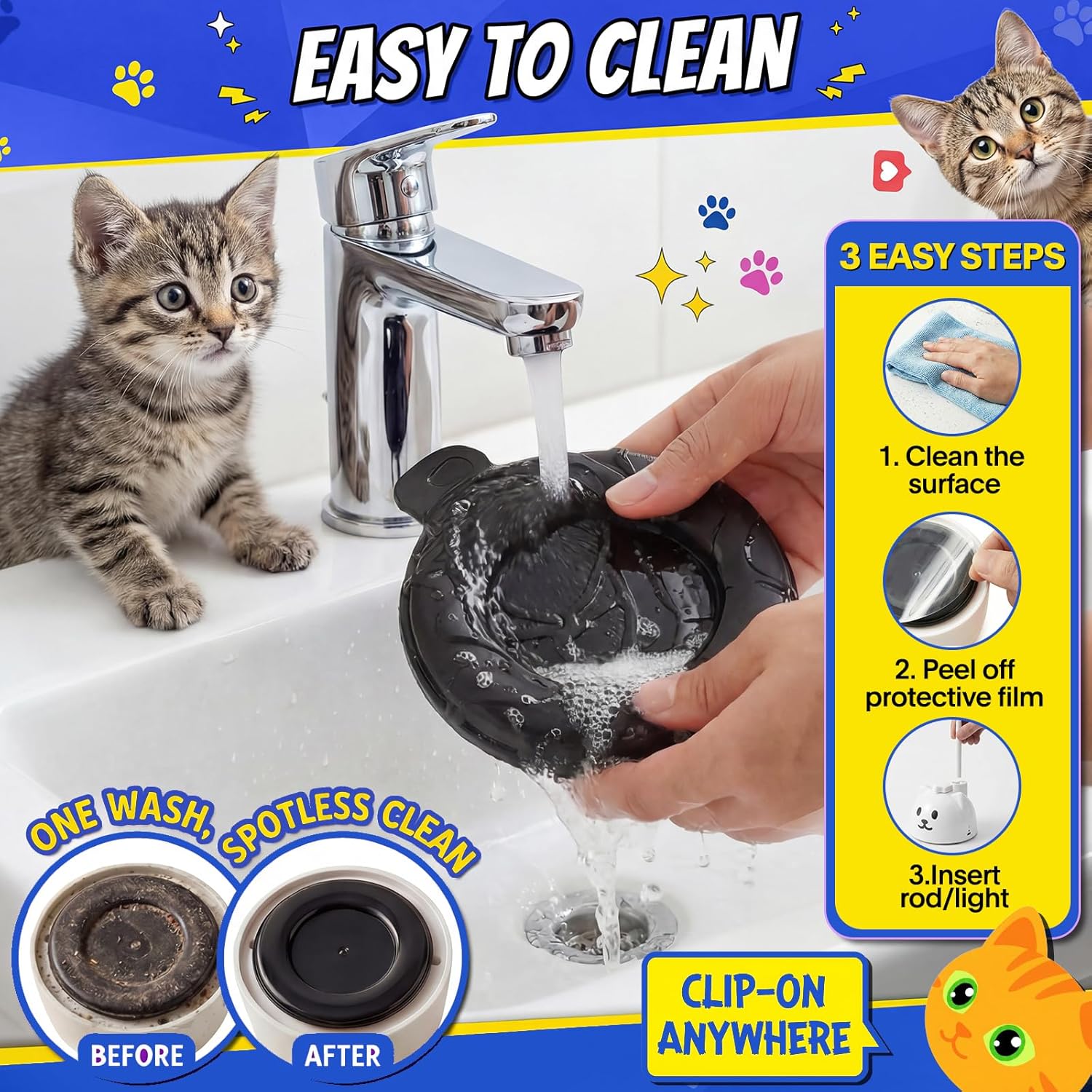 Interactive Cat Toys for Indoor Cats - Automatic Flying Bird Feather Toy, USB Rechargeable Electric Cat Teaser with Sticky Suction Base, Smart Motion Activated Self-Play Enrichment Toy for Bored Cats - Happypetzone.online - Image 5