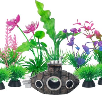 aquarium decoration set