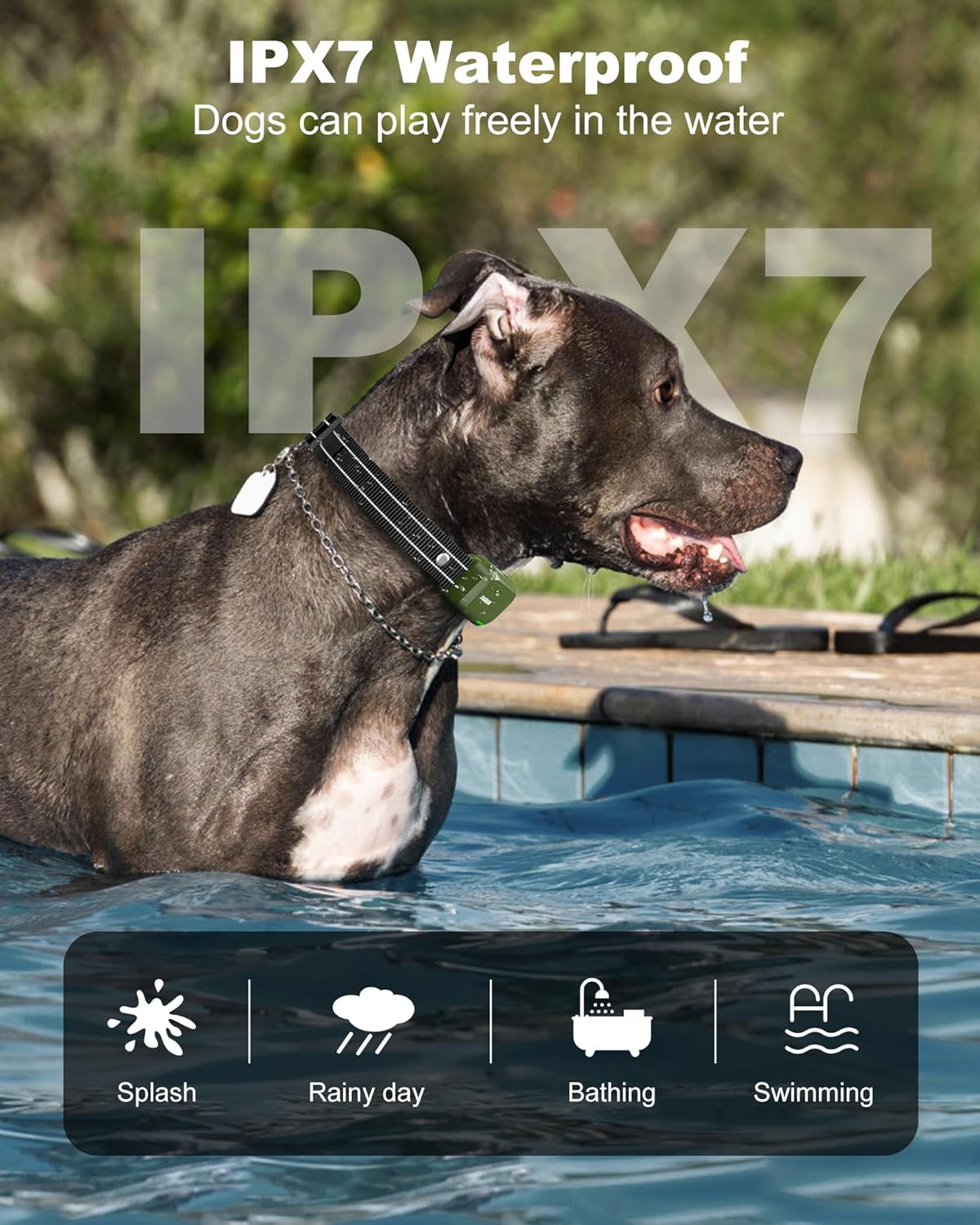 Jugbow Dog Shock Collar - 4200FT Dog Training Collar with Remote Innovative IPX7 Waterproof with 4 Training Modes, Rechargeable E-Collar for All Breeds - Happypetzone.online - Image 4