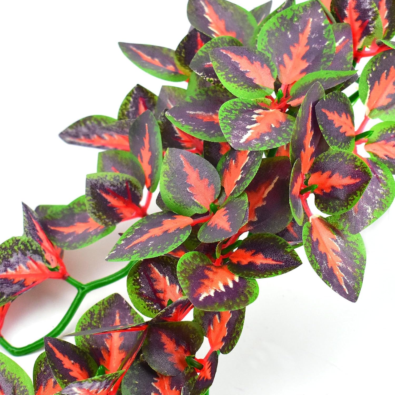 KATUMO Reptile Plants, 3 PCS Amphibian Hanging Plants with Suction Cup for Snake, Bearded Dragons, Lizards, Geckos, Toads, Hermit Crab Tank Pets Habitat Decorations - Happypetzone.online - Image 6