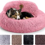 round dog bed fluffy