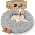 round dog bed fluffy