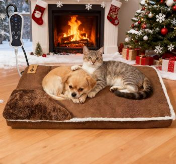 heated dog bed winter