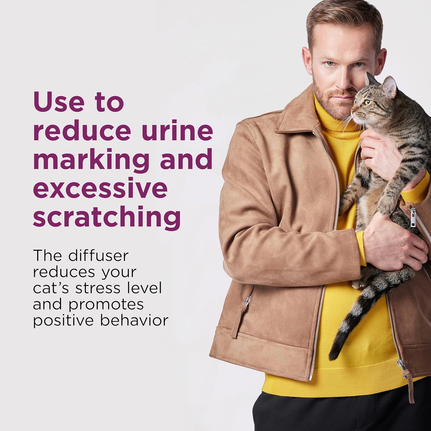 COMFORT ZONE Cat Calming Diffuser Refill, 2 Pack – Cat Calming Pheromone Refills Help Reduce Anxiety, Stress, Scratching, Urine Marking, Aggression, (30-Day Refills, 60-Day Supply) - Happypetzone.online - Image 2