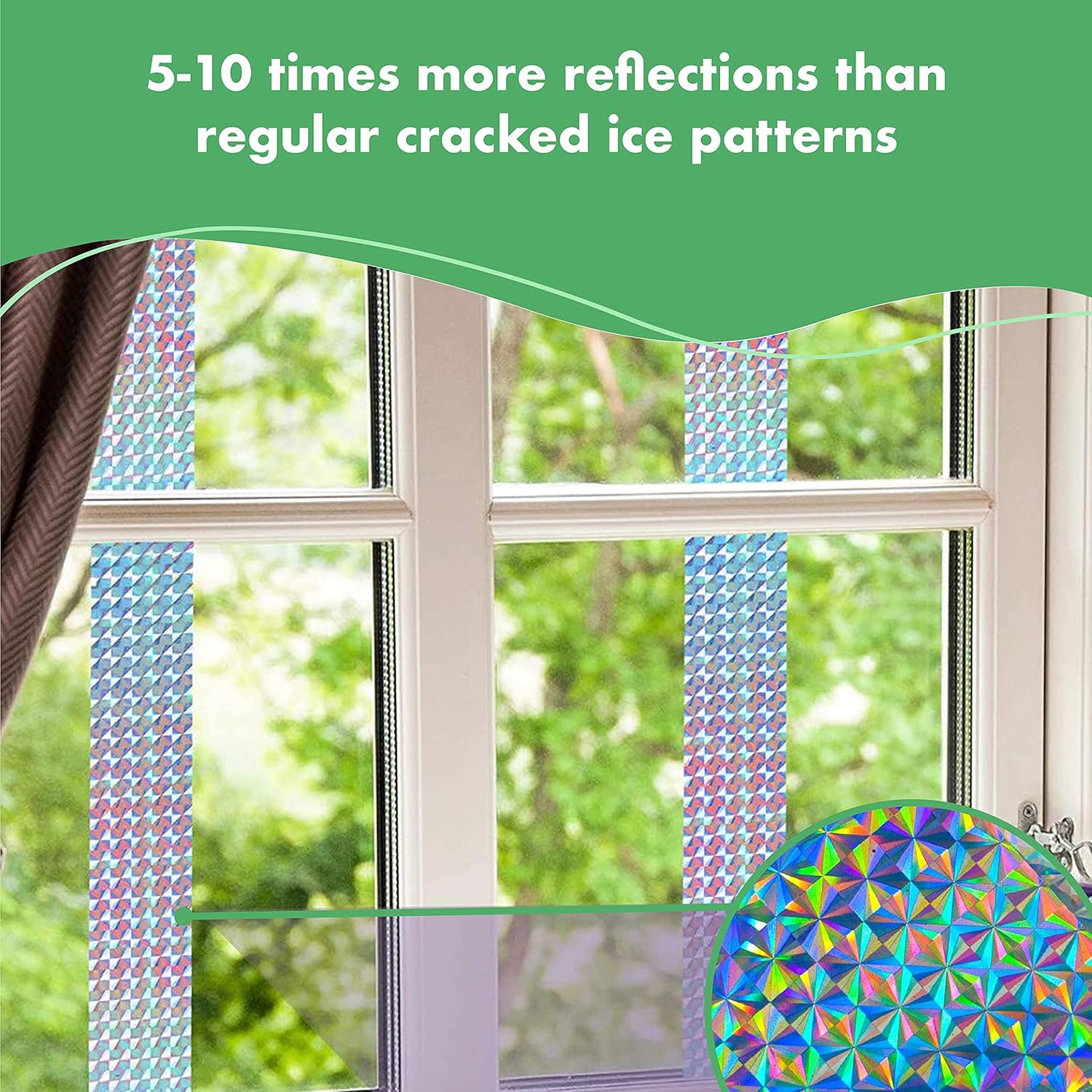 Bird Blinder Triple Thick Repellent Scare Tape (Double Sided) - Reflective Bird Deterrent - Scare Birds Away, Geese, Pigeon, Duck, Woodpecker - Anti Bird Outdoor Devices 147 feet x 2 inches - Happypetzone.online - Image 5