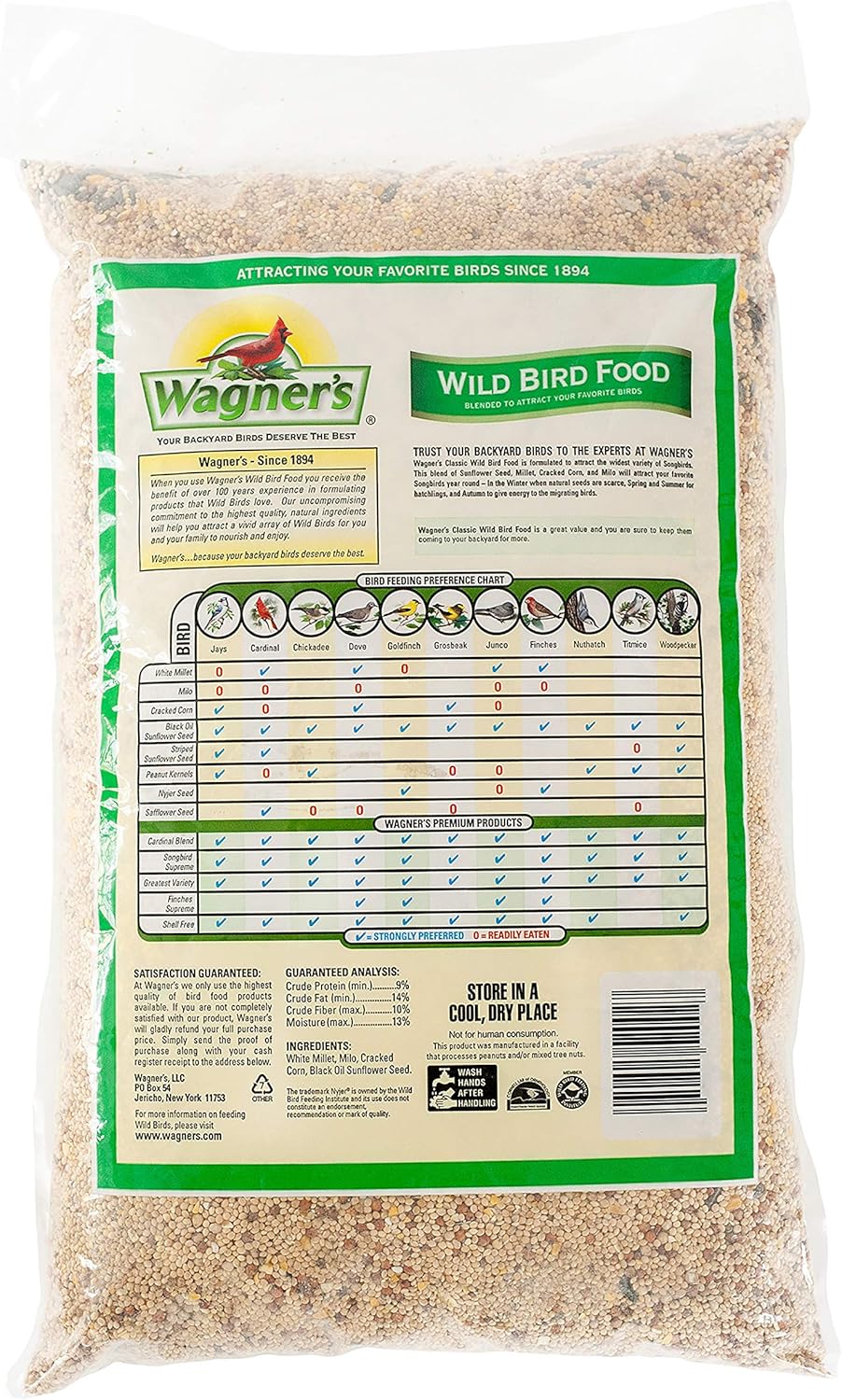 Wagner's 52003 Classic Blend Wild Bird Food, 6-Pound Bag - Happypetzone.online - Image 2