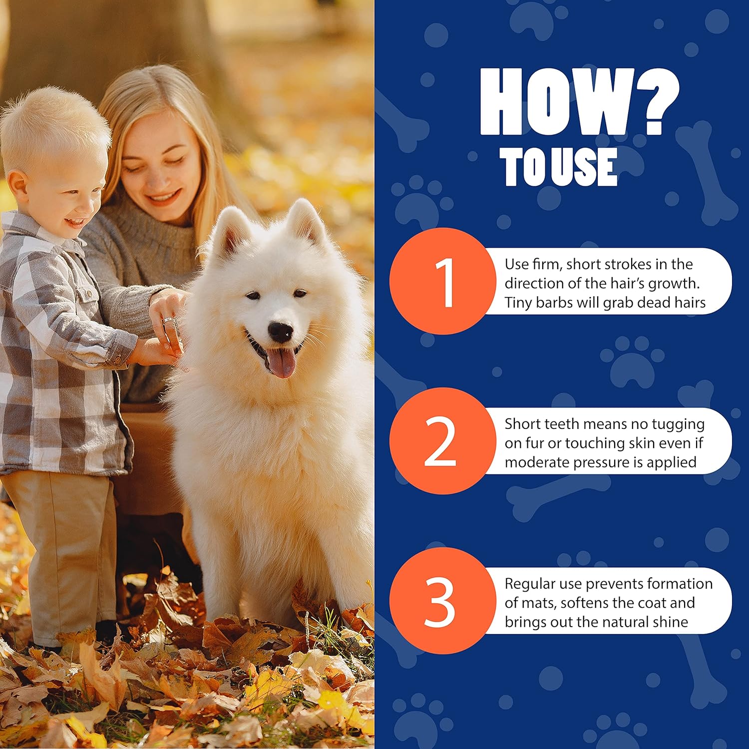 EasyGroomer Deshedding Brush for Dogs & Cats – Undercoat Grooming Tool for Short & Long Hair, Removes Loose Fur & Dirt, Reduces Shedding for Small & Large Pets, Pink - Happypetzone.online - Image 7