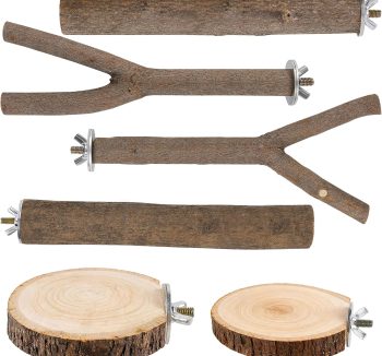 cheap bird perch set